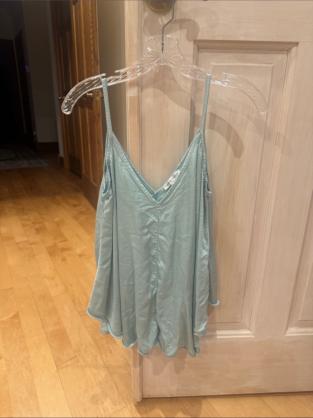 Tempo Paris Mint V-Neck Spaghetti Strap Camisole